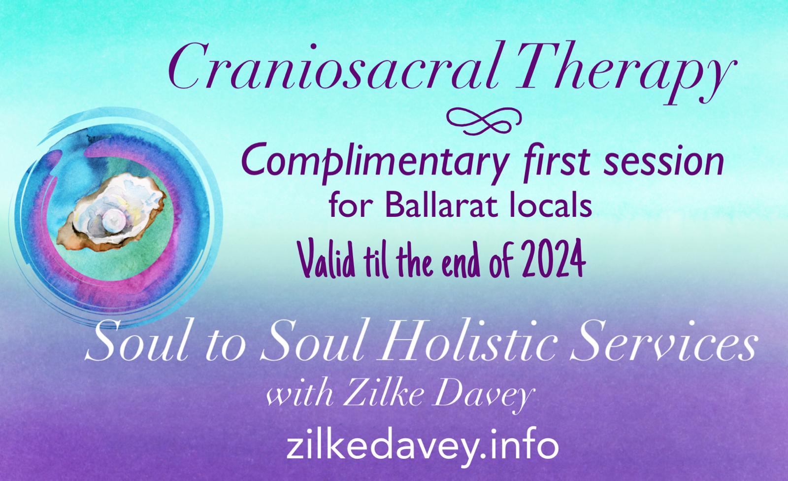 Free craniosacral therapy session